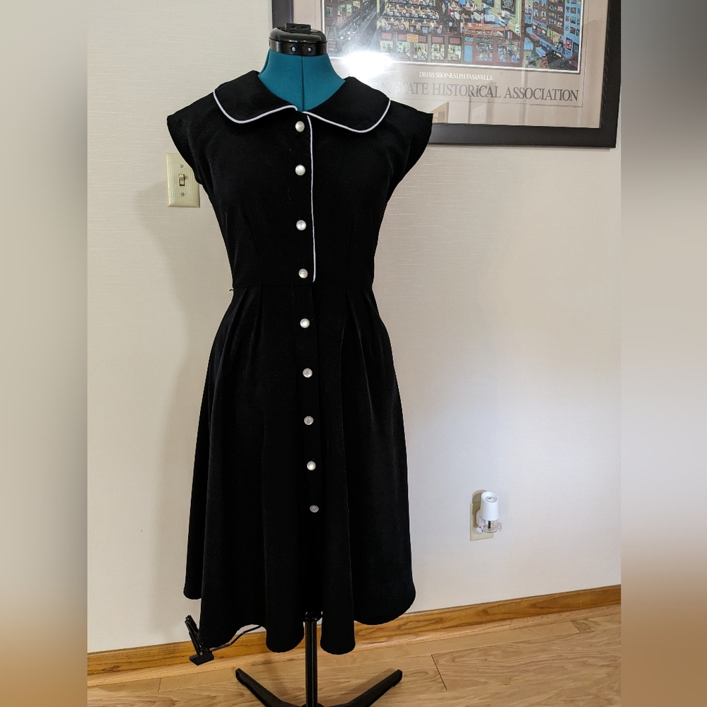Button up pinup dress by Rock Steady retro vintage inspired